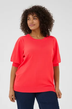 Kaffe Curve Loni Knit in Coral