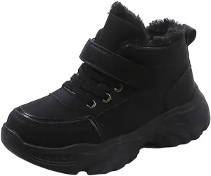 Kids Hiking Boots Toddler Girls Boys Hiking Shoes Water-Resistant Anti-Collision Non-Slip Athletic Outdoor Boots