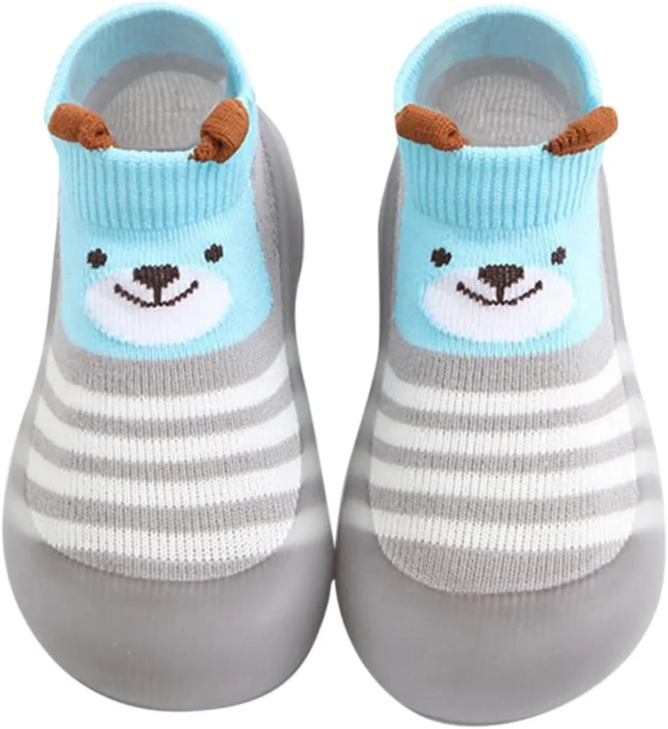 Kids Shoes Boys,Kids Shoes Boys Sock Shoes Non-Slip First Walker Floor Shoes Soft Indoor Toddler Shoes 0-3 Years