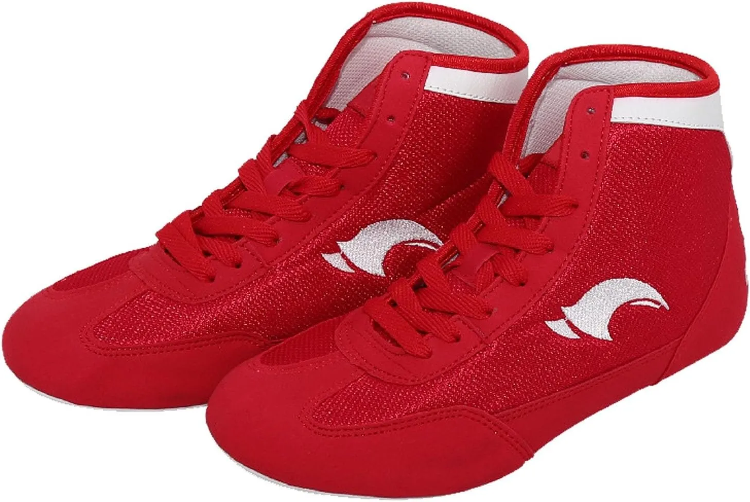 Kids Wrestling Shoes Boys Girls Boxing Shoes High Top Wrestling Training Shoes School Outdoor Fitness Sneakers