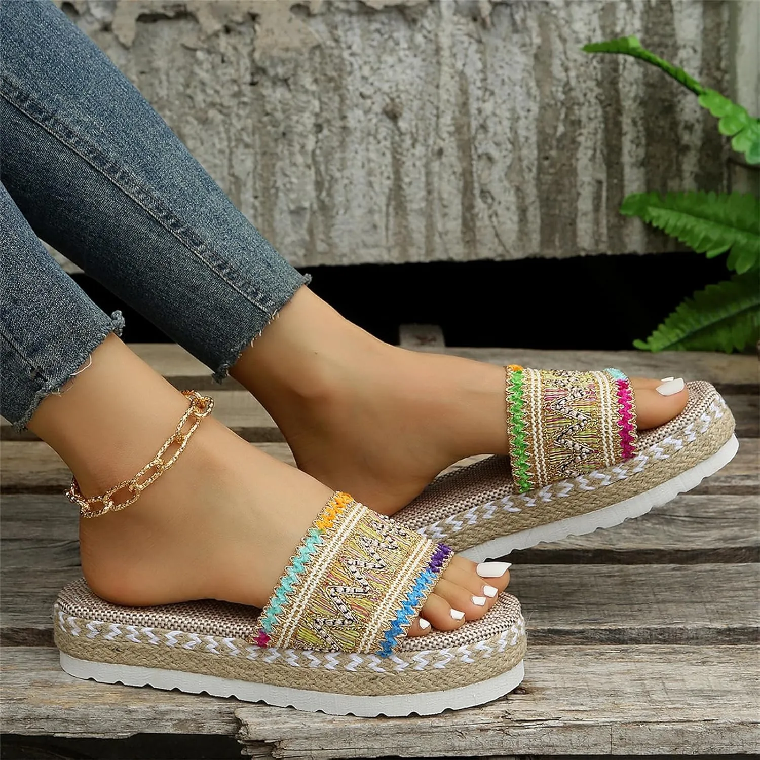 Ladmiple Sandals for Women Dressy Summer,Womens 2023 Cute Bow Knot Beach Comfy Flip Flops Casual Platform Shoes Sandals