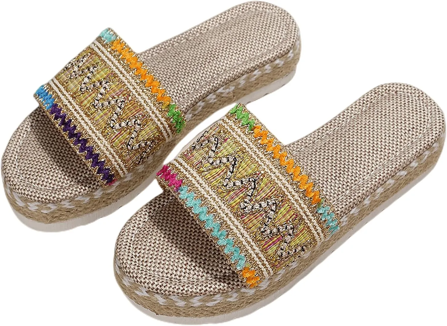 Ladmiple Sandals for Women Dressy Summer,Womens 2023 Cute Bow Knot Beach Comfy Flip Flops Casual Platform Shoes Sandals