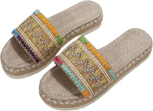 Ladmiple Sandals for Women Dressy Summer,Womens 2023 Cute Bow Knot Beach Comfy Flip Flops Casual Platform Shoes Sandals