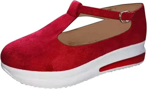 Ladmiple Sandals Women Dressy Summer 2023 Comfortable Slip On Platform Sandal Causal Travel Ankle Buckle Flip Flop Shoes