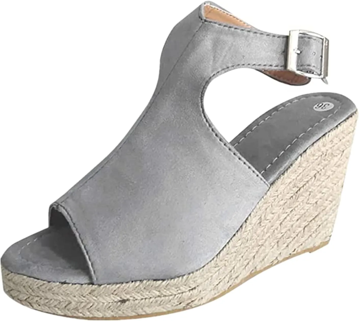 Ladmiple Sandals Women,Womens Platform Sandal High Heel Wedge Slippers Flip Flop Summer Casual Travel Ankle Buckle Shoes