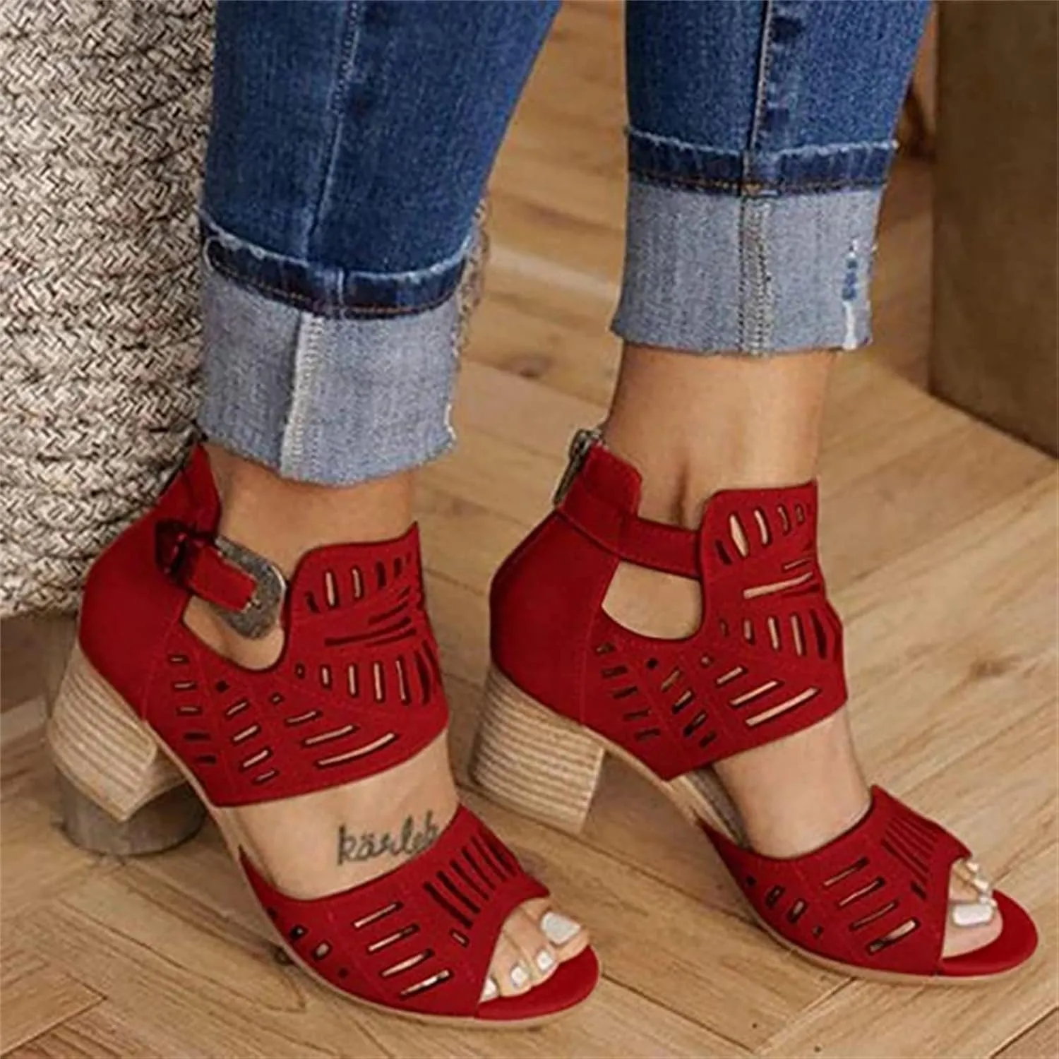 Ladmiple Wedge Sandals for Women 2023 Comfy Slip-On Hollow Out Sandal Summer Casual Beach Shoes Open Toe Dressy Platform