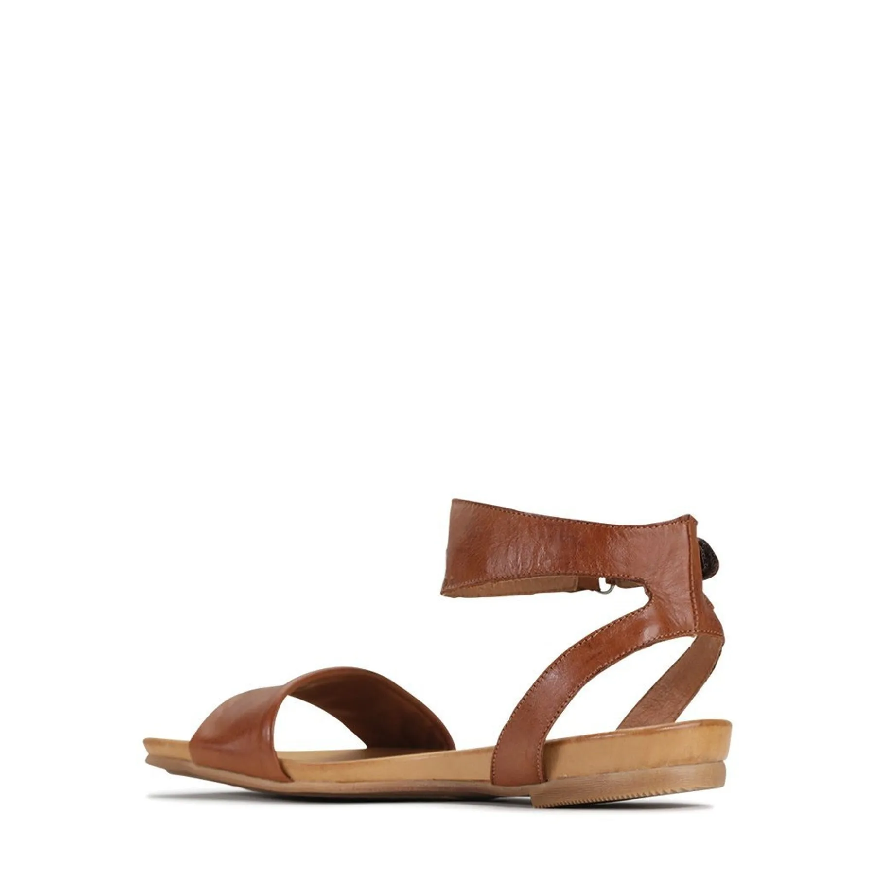 LAUREN ANKLE STRAP SANDALS LEATHER