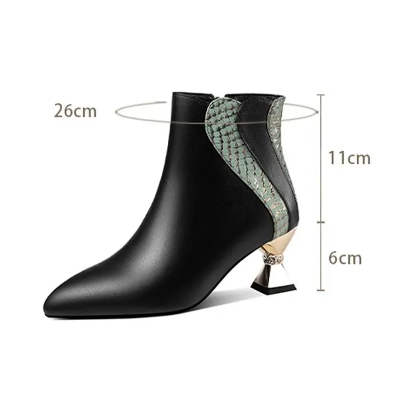 LavishLux Chic Pointed Toe High Heeled Boots