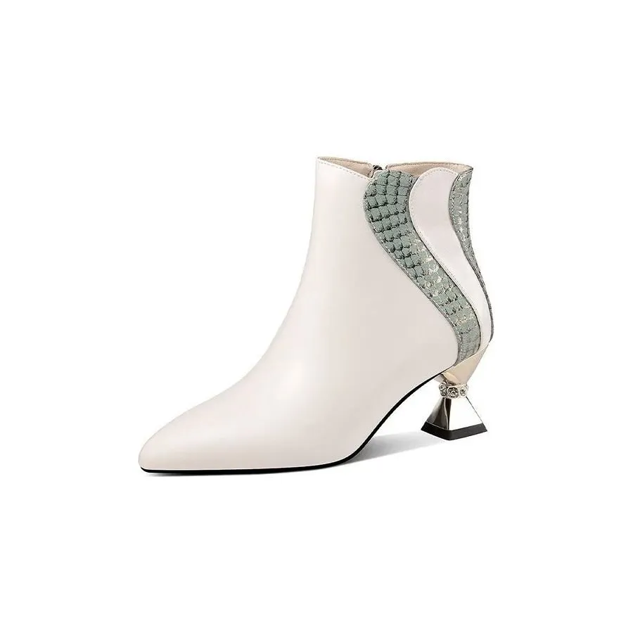 LavishLux Chic Pointed Toe High Heeled Boots