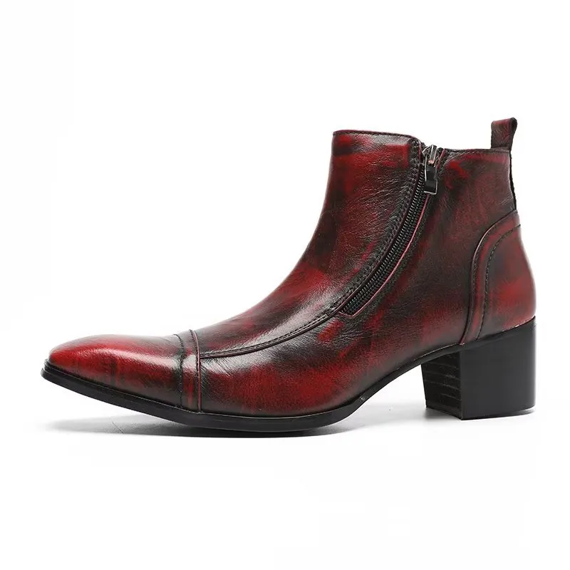 LeatherLux Classy Statement Dress Boots