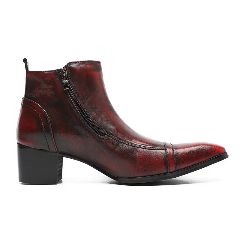 LeatherLux Classy Statement Dress Boots