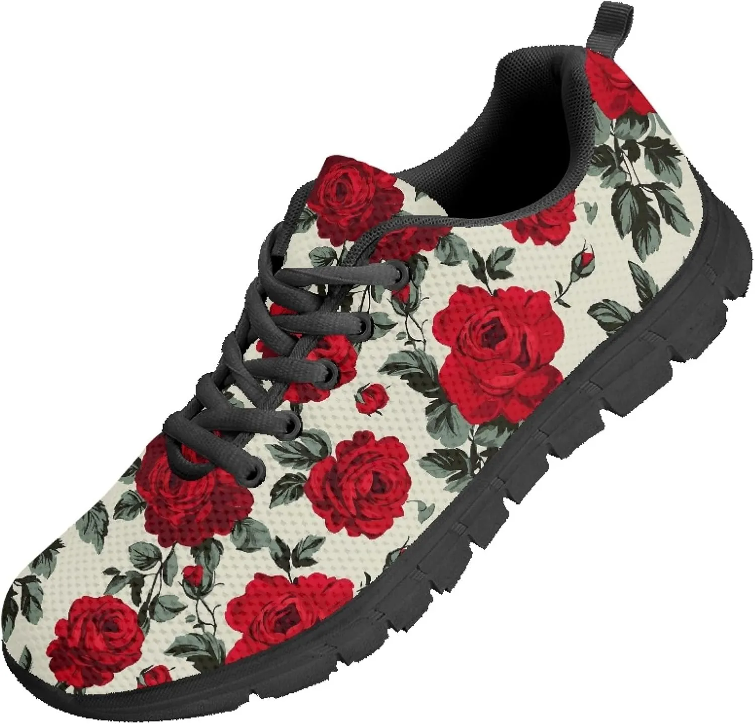 Lightweight Sports Shoes Adults Teens Trainer Running Travel Womens Sneaker Walking Low Heel Lace Up Sneakers