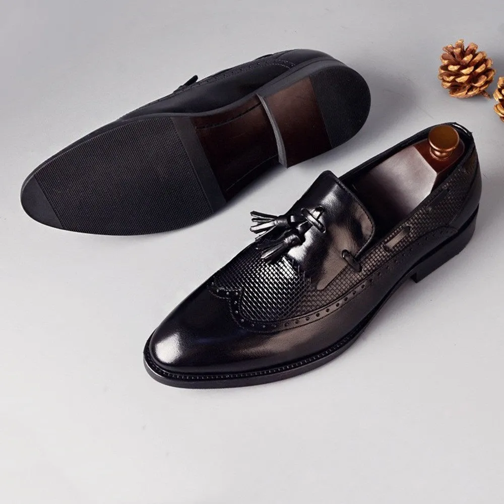 Men Tassel Boat Shoes Oxford