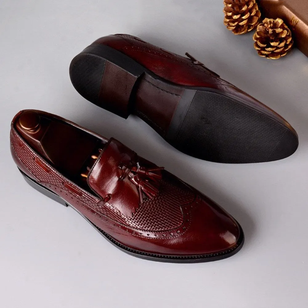 Men Tassel Boat Shoes Oxford