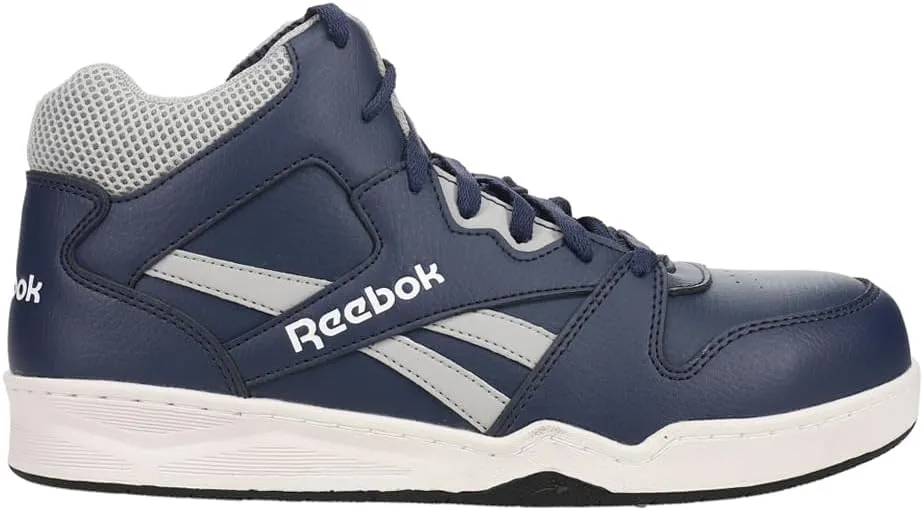 Men's Rb4133 Bb4500 Safety High Top Composite Toe Work Sneaker Navy and Grey Industrial & Construction Boot