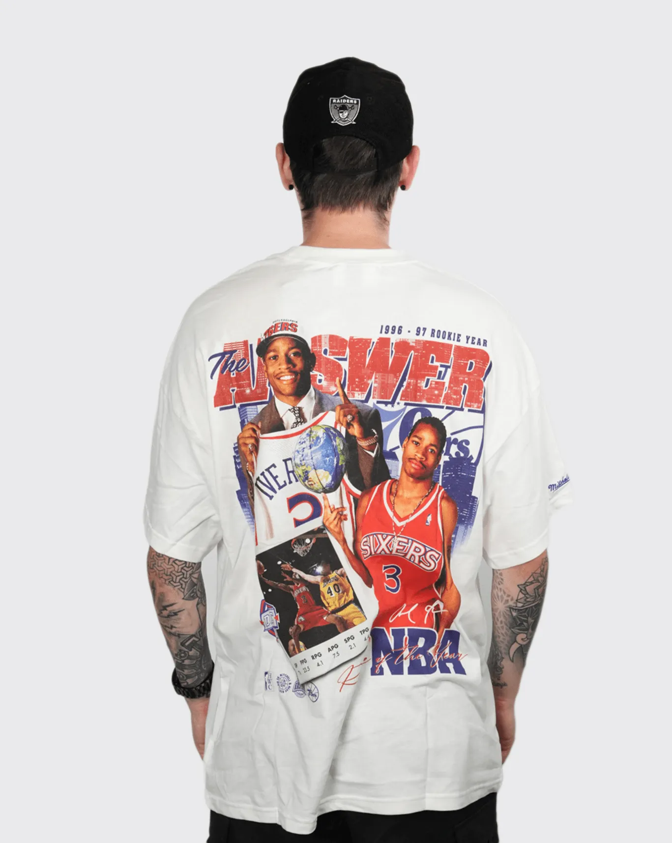 Mitchell and Ness WE TALKIN TEE 76ERS IVERSON