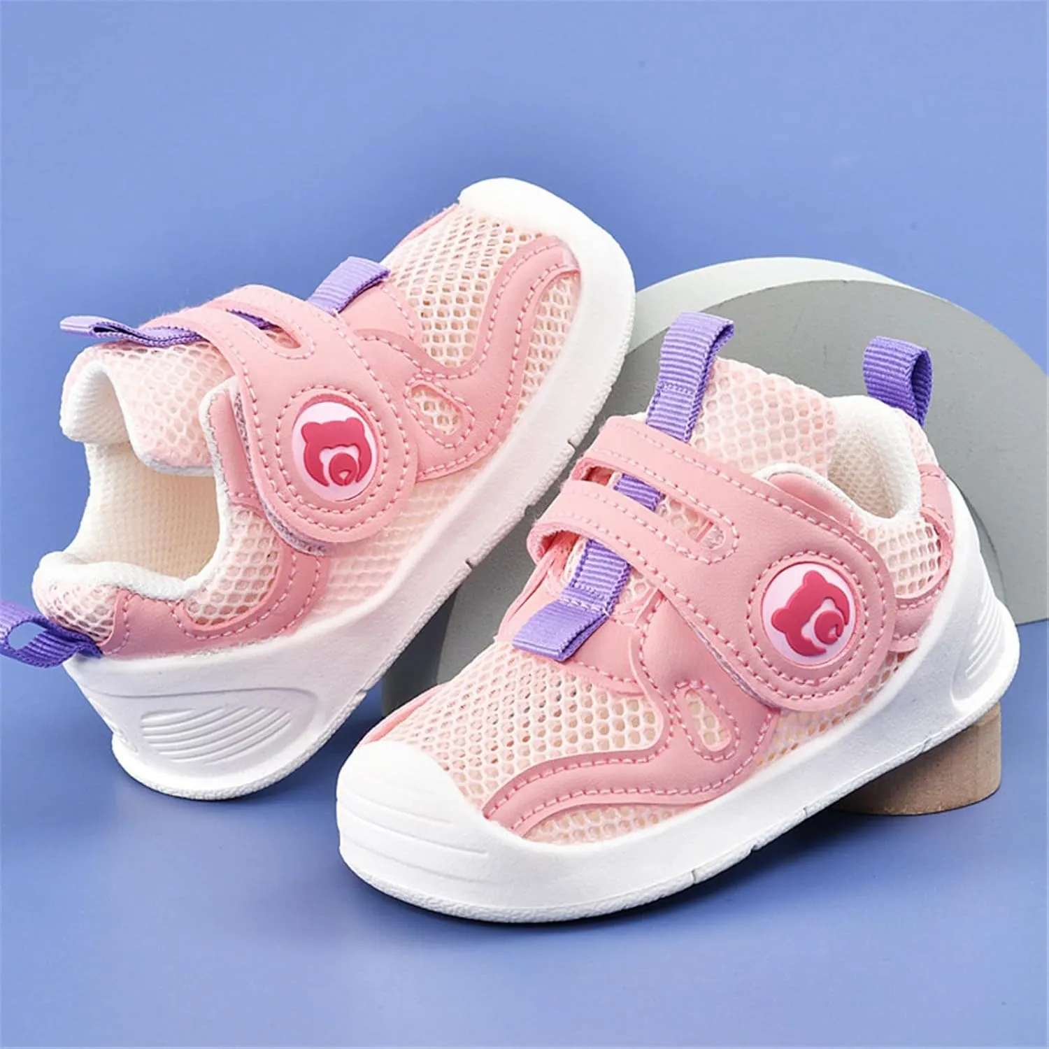 Newborns Toddler Baby Mesh Neck Walking Sandals 2025 Trendy Uk Boy Girls Sports Shoes Cute Non Slip Mesh Sandals