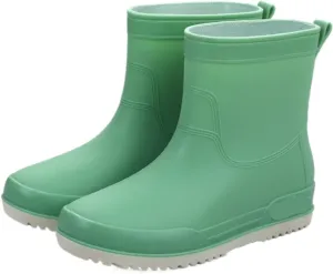Outdoor Work Booties Women's Outdoor Anti Slip Rain Boots Waterproof Short Tube PVC Water Shoes Outdoor Gardening Work