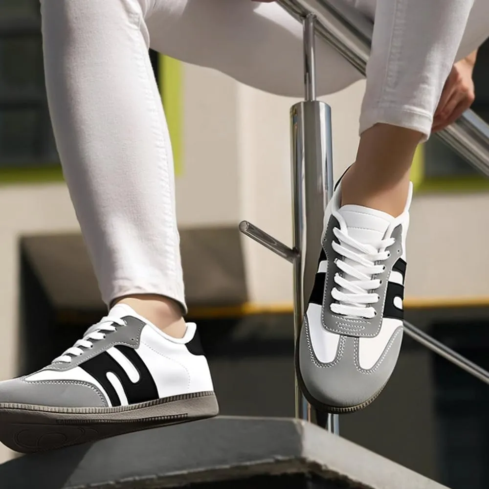 Padgene Womens Fashion Sneakers Women's Retro Shoes Casual Tennis Comfortable Walking Shoes Lace-Up Non Slip Sneakers for Women