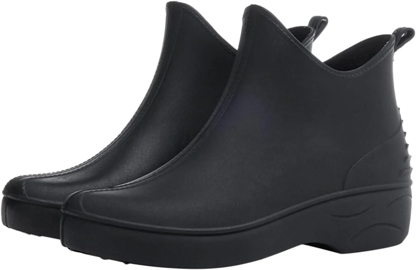 Rain Boots Women Wide Foot Mens Grounded Footwear Ankle Booties with Heel Barefoot Shoes Casual Fall Women's Mid Calf Rain Boots Waterproof Fashion Rain Boots