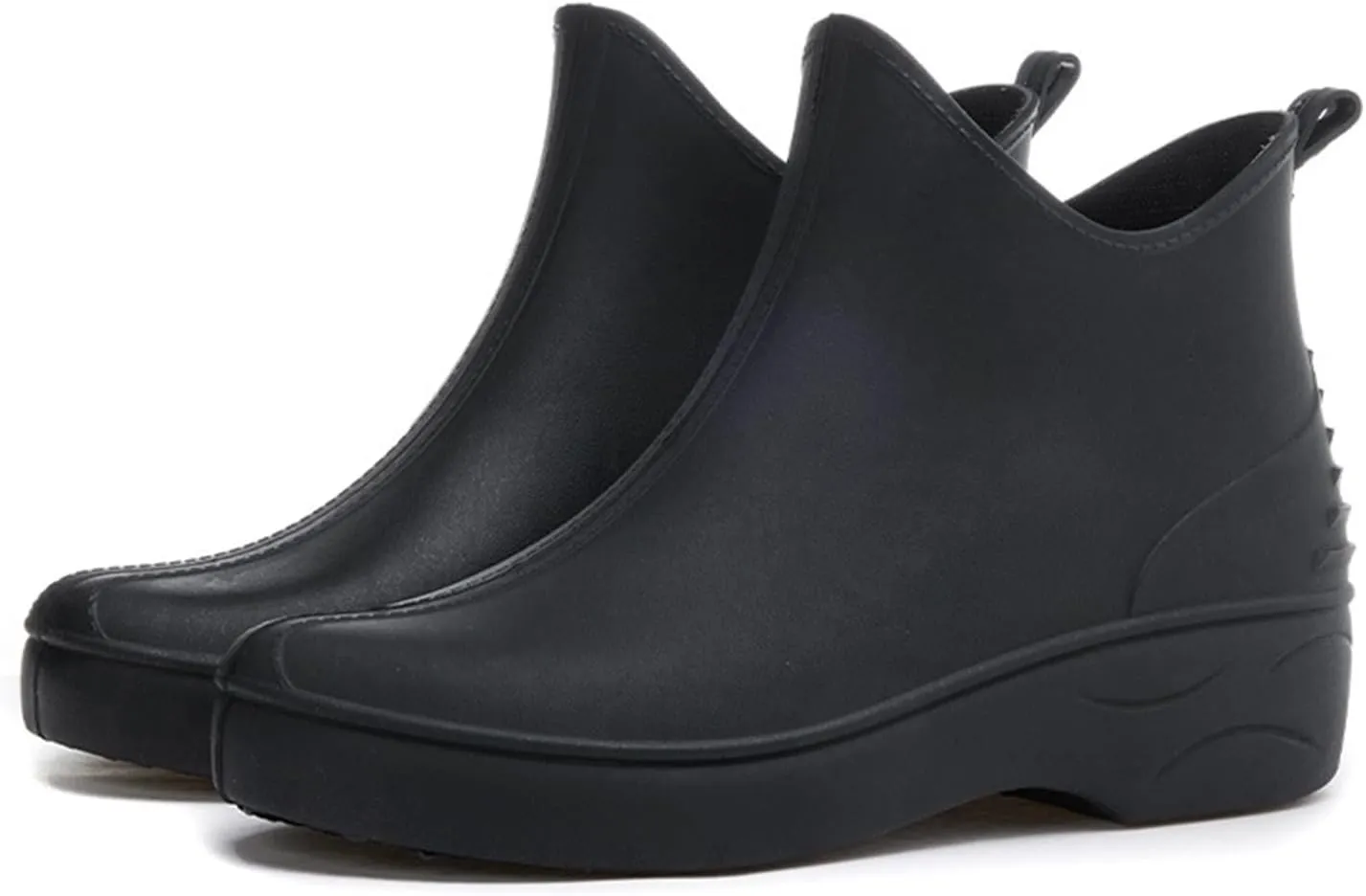 Rain Boots Women Wide Foot Mens Grounded Footwear Ankle Booties with Heel Barefoot Shoes Casual Fall Women's Mid Calf Rain Boots Waterproof Fashion Rain Boots