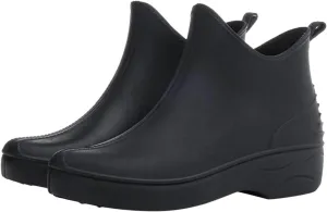 Rain Boots Women Wide Foot Mens Grounded Footwear Ankle Booties with Heel Barefoot Shoes Casual Fall Women's Mid Calf Rain Boots Waterproof Fashion Rain Boots