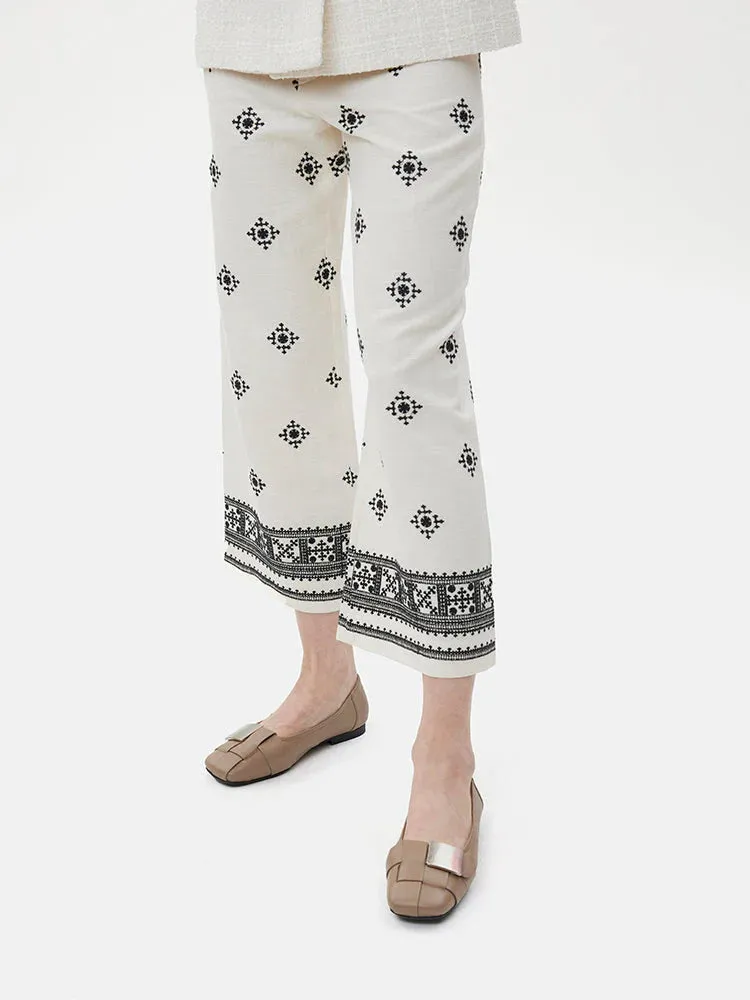 Reese Weaved Silver Buckled Flats