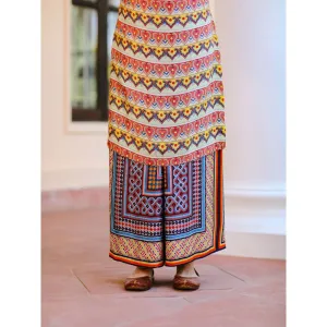 Sage Saga Kusum Multi-Color Palazzo