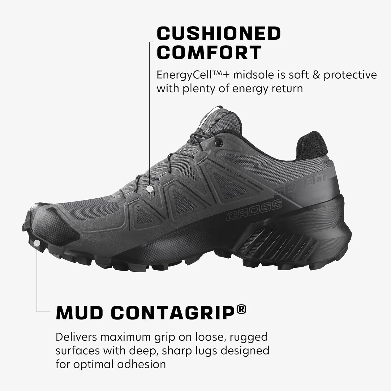 Salomon Mens Speedcross Trail Running Shoes