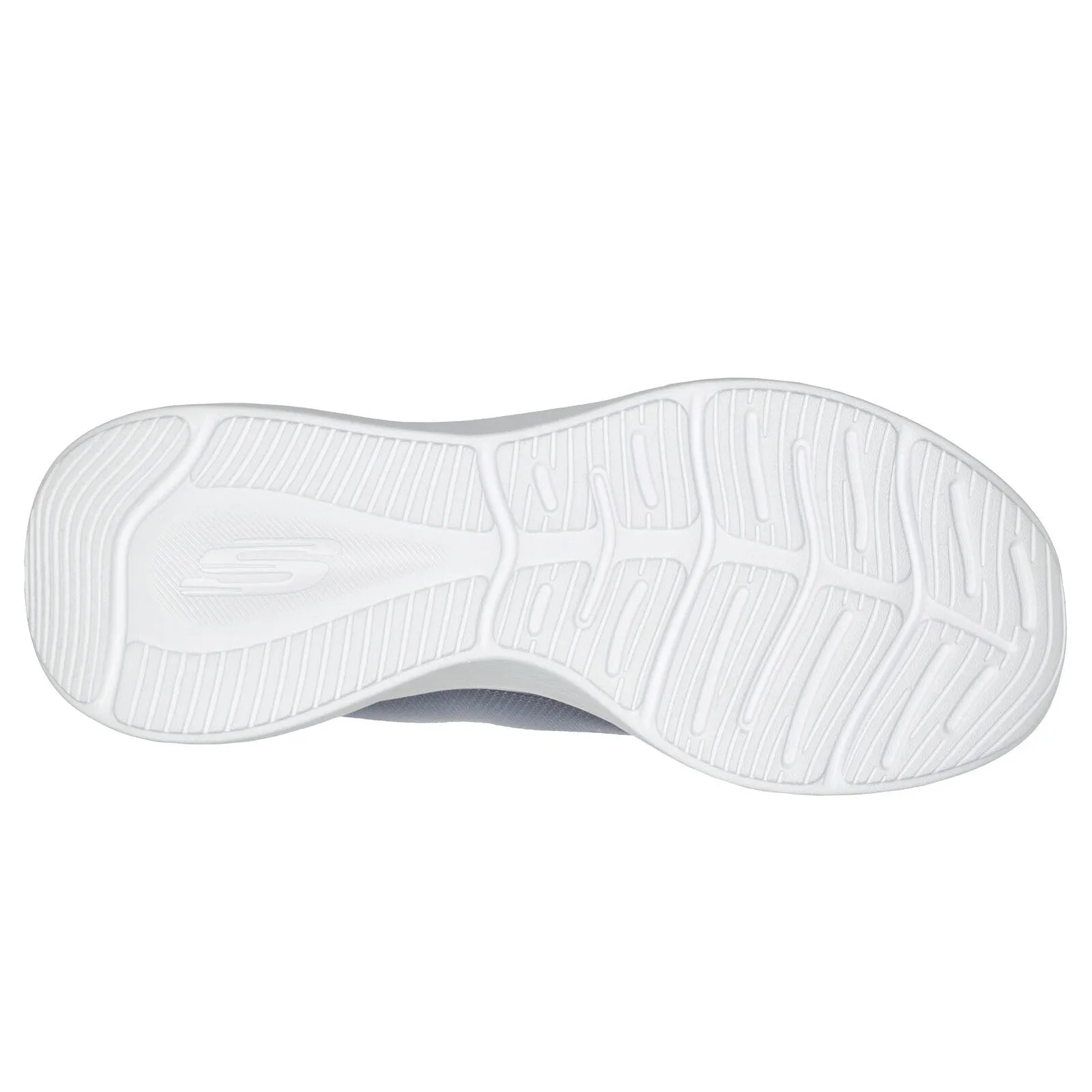 Skechers 149995 Skech Lite Pro Fade Out Ladies White And Black Textile Vegan Lace Up Trainers