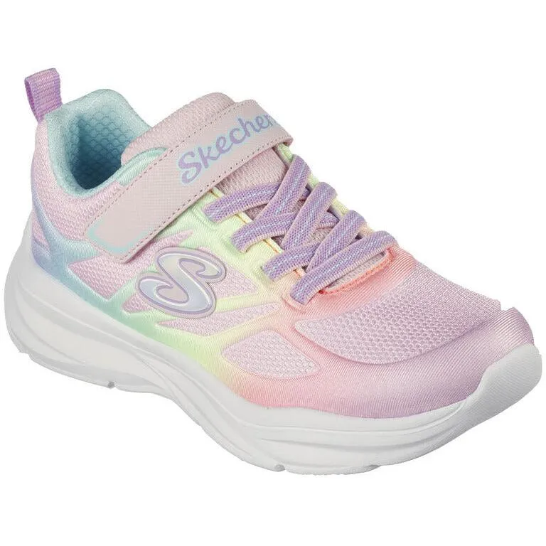 Skechers Girls Trainer Power Jams Light Pink Multi
