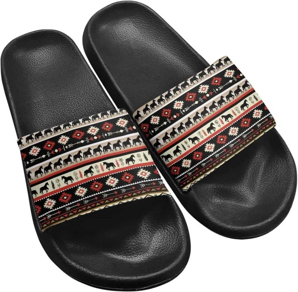 Slides & Slippers for Women & Men Casual Pool Sandals Open Toe Shower Shoes Summer Footwear Gift for Family Friends