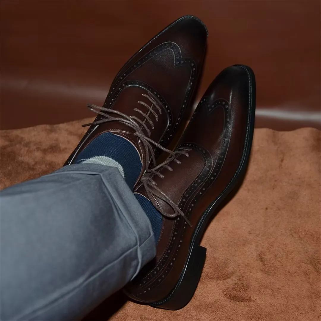 Sophisticated Lace-Up Dress Footwear