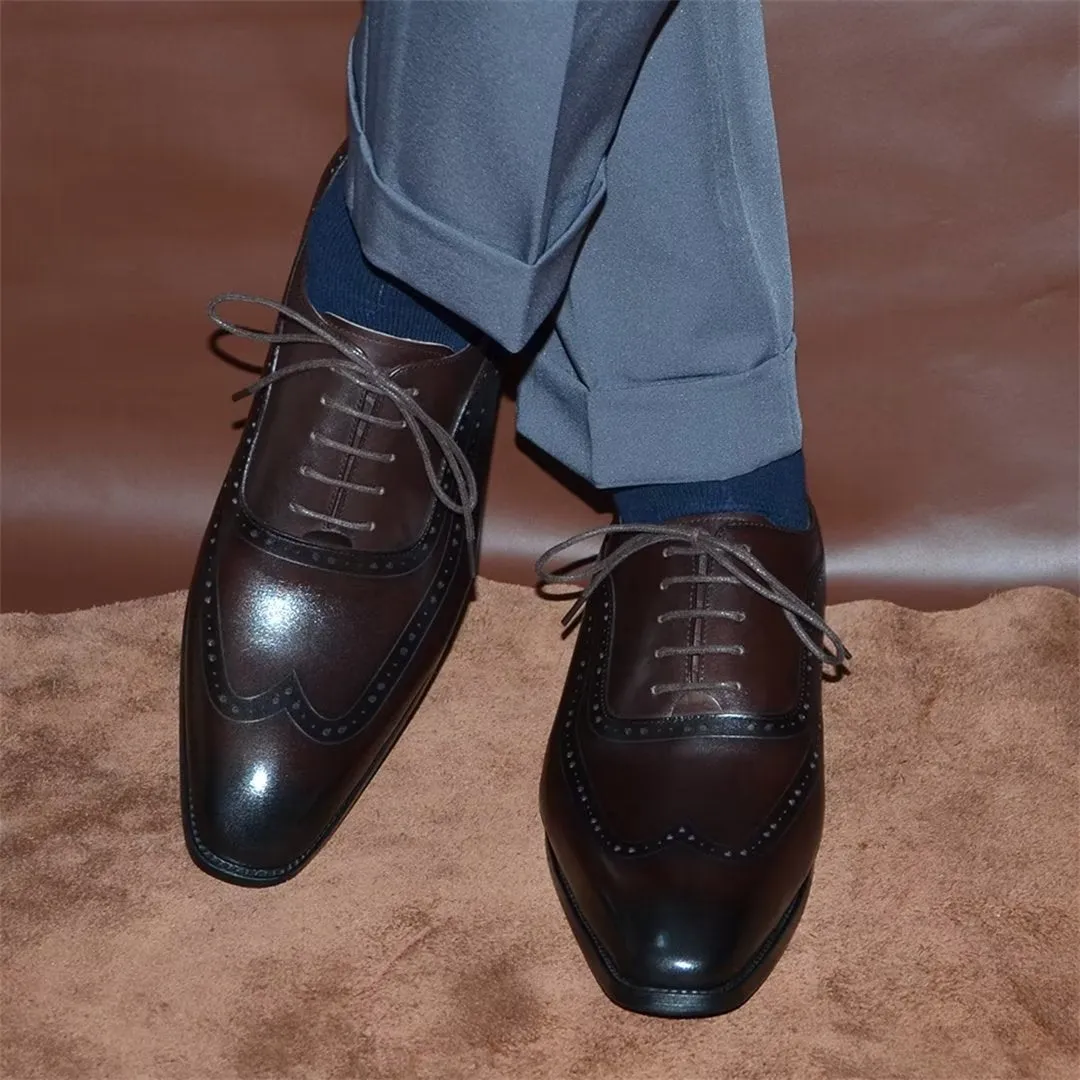 Sophisticated Lace-Up Dress Footwear