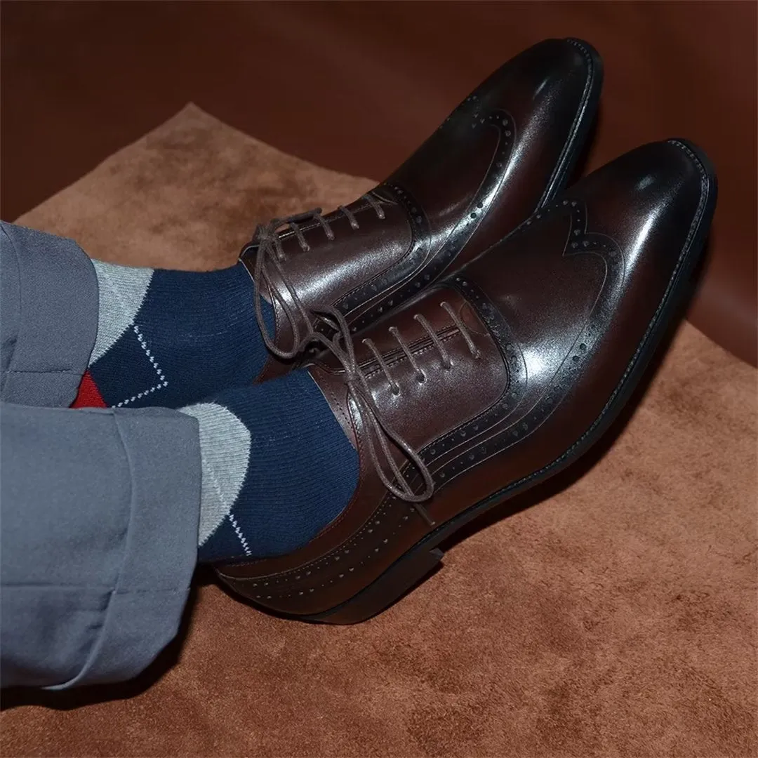 Sophisticated Lace-Up Dress Footwear