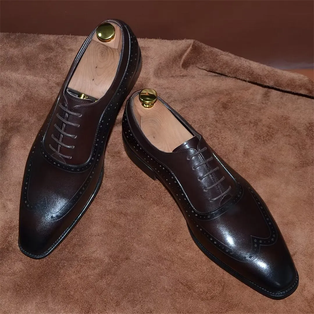 Sophisticated Lace-Up Dress Footwear