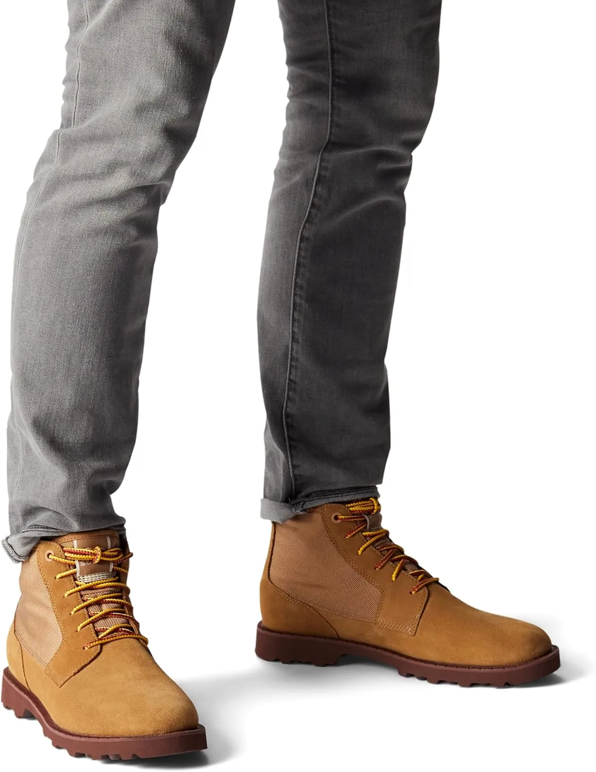 Sorel Men's Caribou Mod Chukka WP Boot  Waterproof Suede & Nylon Rain Boots
