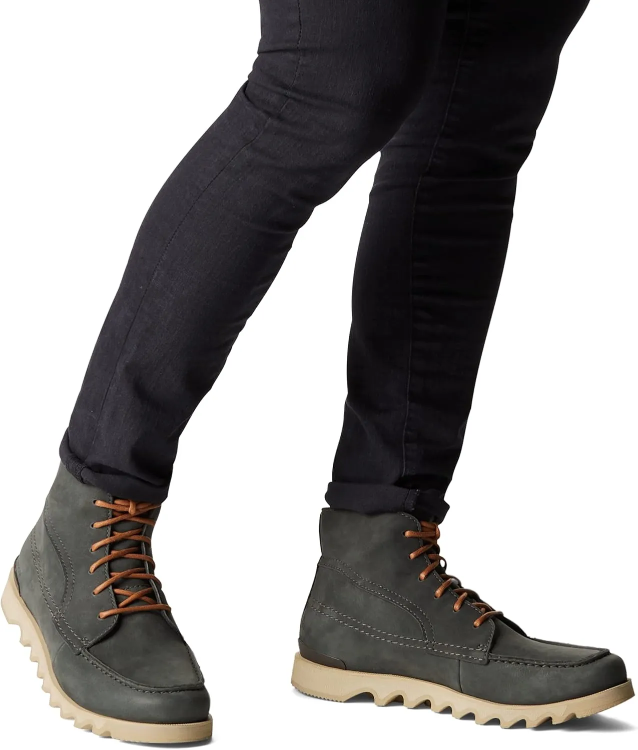 Sorel Men's Kezar Moc Boot  Waterproof Leather Rain Boot