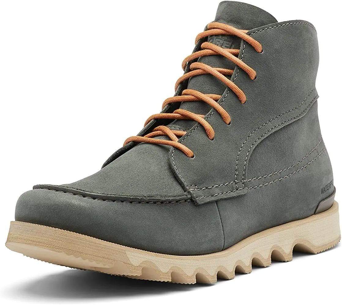 Sorel Men's Kezar Moc Boot  Waterproof Leather Rain Boot
