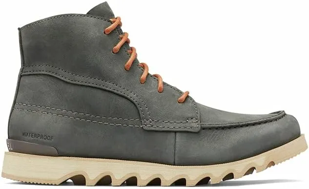 Sorel Men's Kezar Moc Boot  Waterproof Leather Rain Boot