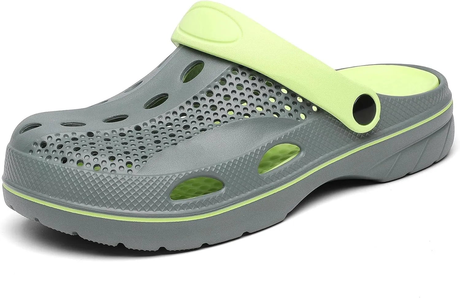 SOSOWHLTE Men's and Women's Arch Support Clogs Garden Shoes Slip-on Outdoor Beach Slippers with Removable Cushion Insole