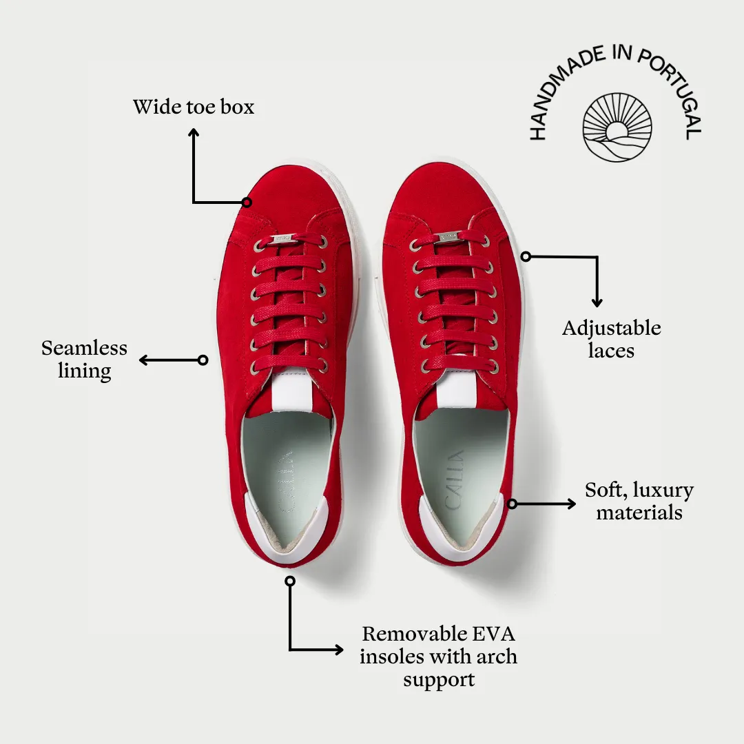 Star - Scarlet Red Suede