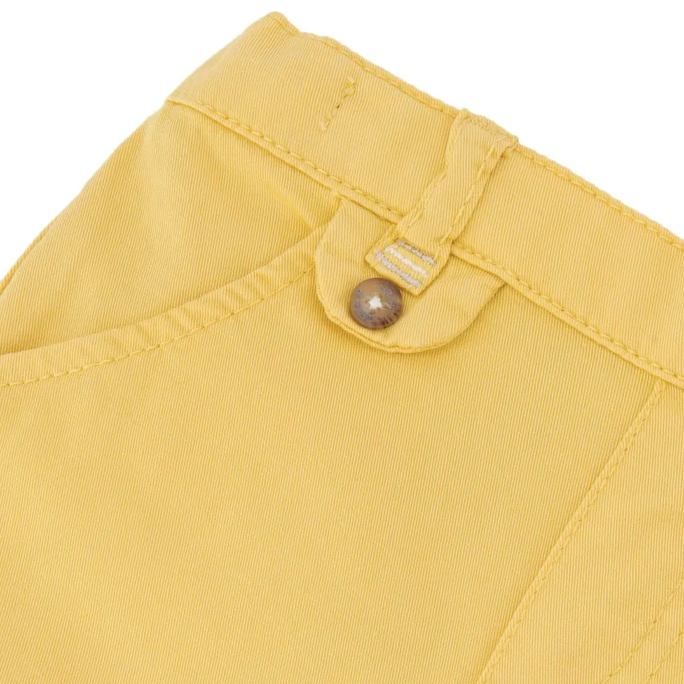 TARTINE ET CHOCOLAT Classic Stretch Cotton Baby Trousers - Butter