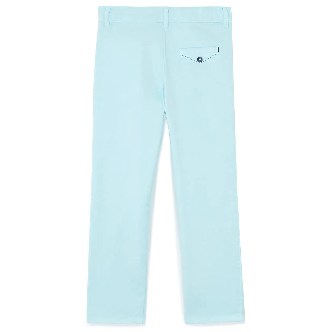TARTINE ET CHOCOLAT Classic Stretch Cotton Trousers - Aqua