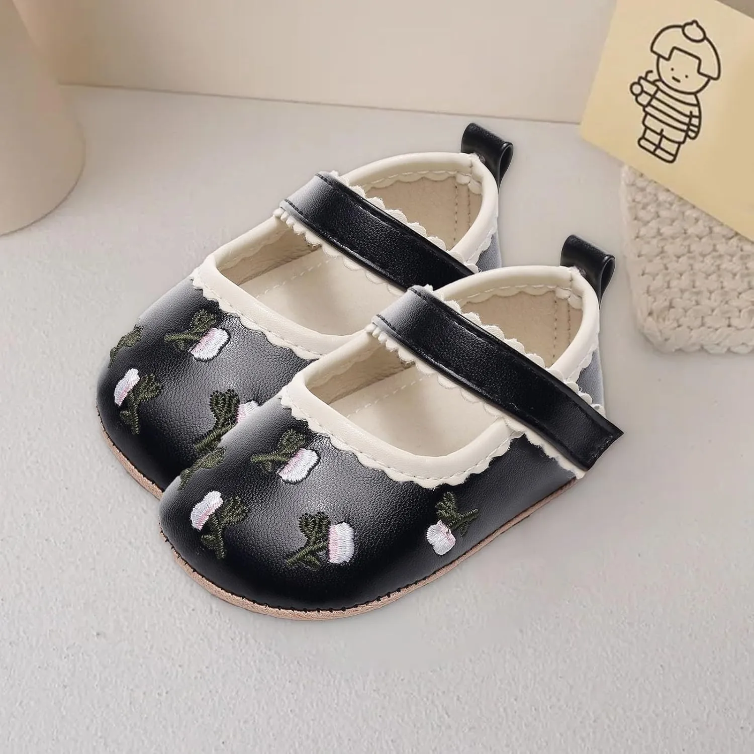 Toddler Kids Baby Girls Flat Sandals Cute Canvas First Walking Casual Shoes 2025 Trendy