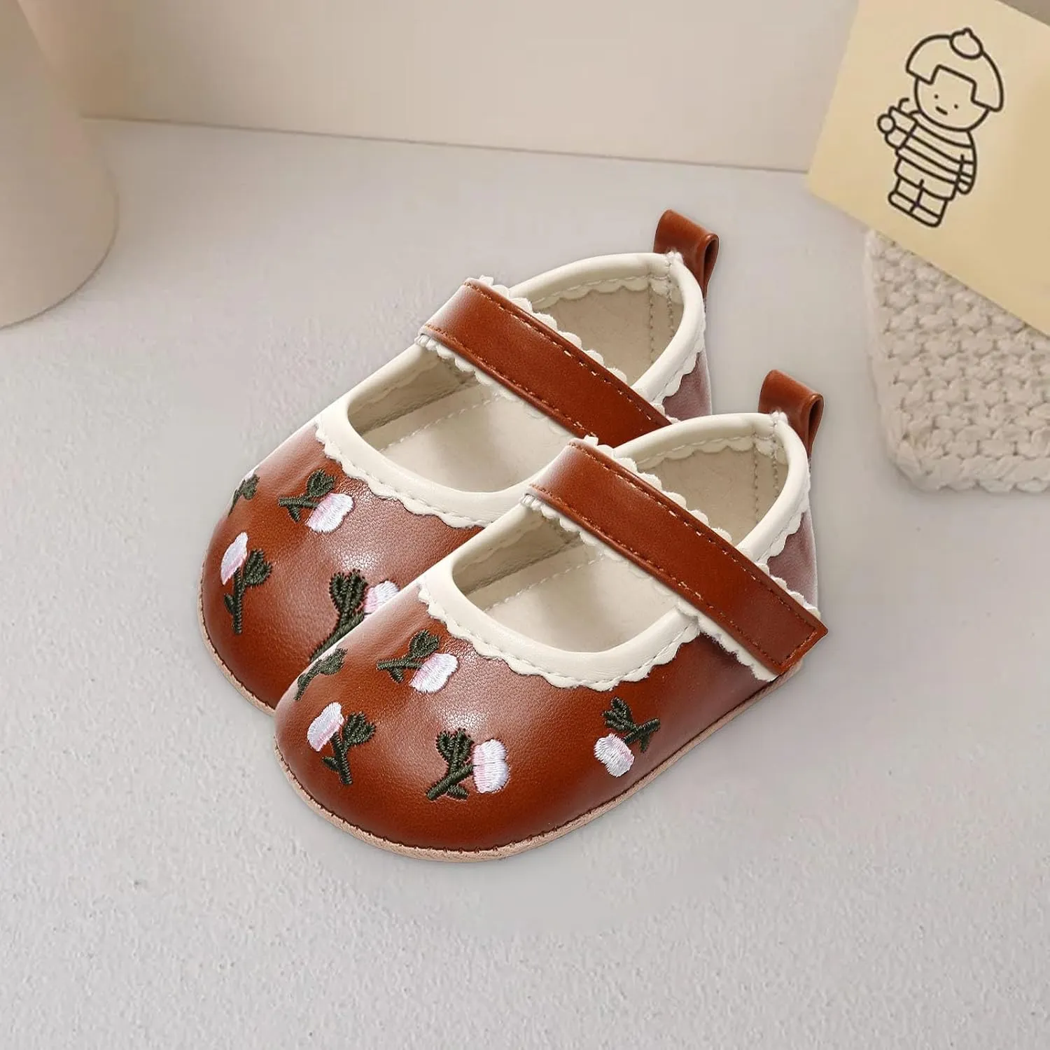 Toddler Kids Baby Girls Flat Sandals Cute Canvas First Walking Casual Shoes 2025 Trendy