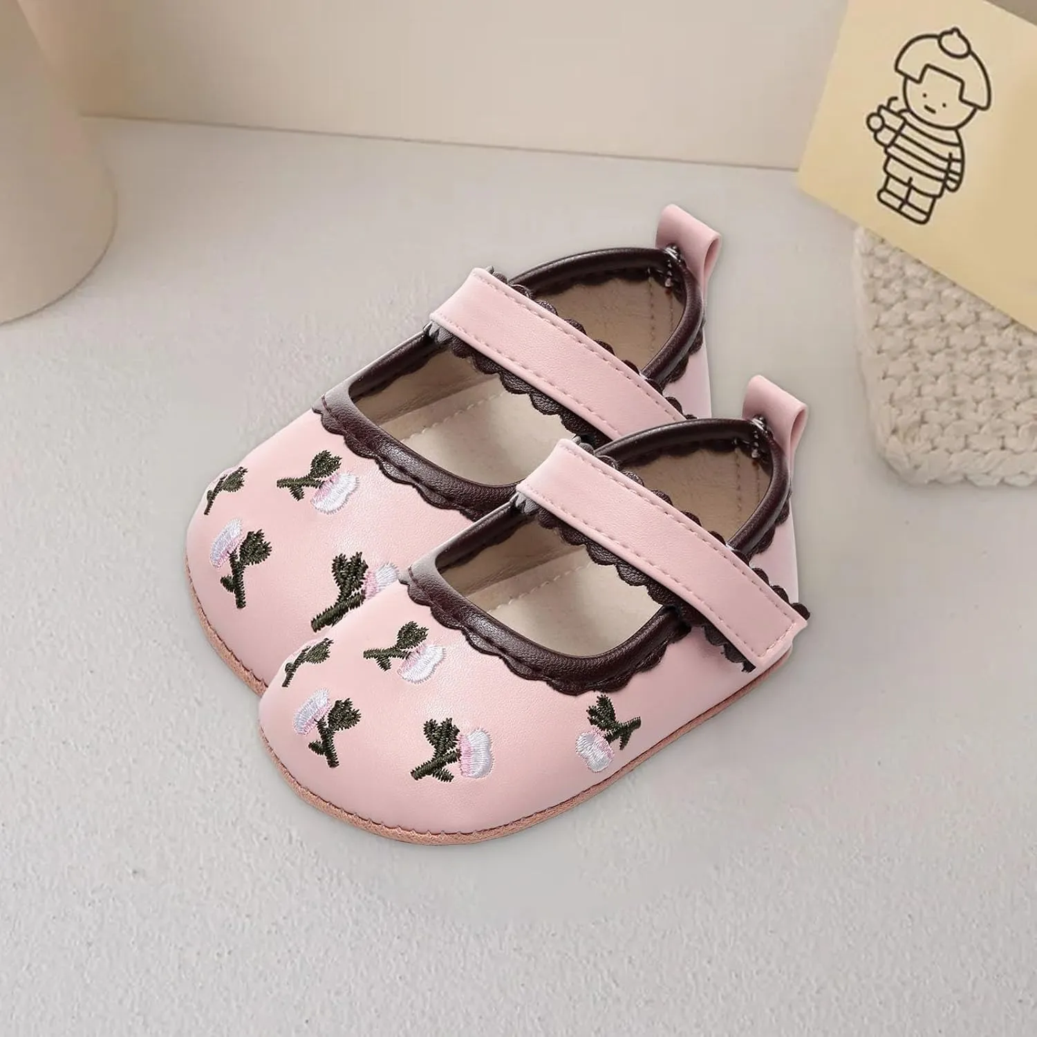 Toddler Kids Baby Girls Flat Sandals Cute Canvas First Walking Casual Shoes 2025 Trendy