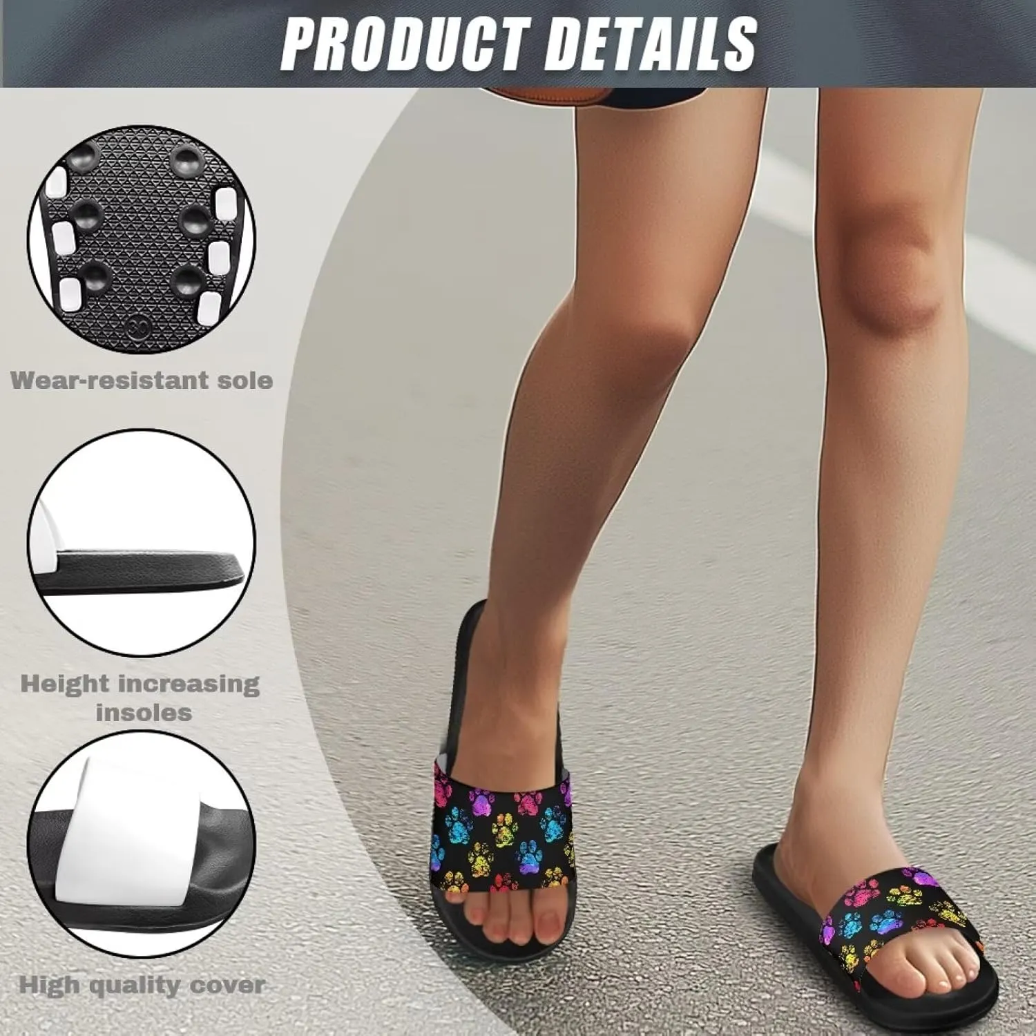 Unisex EVA Flip Flops for Women Men - Lightweight Sandals with Arch Support Beach Pool Slides Summer Slipper