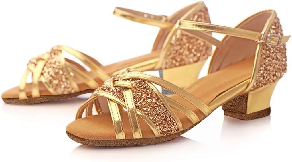 Women Fashion Dancing Prom Ballroom Latin Dance Shoes Sandals Flip Flops That Fold Shoes