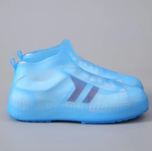 Women silicone rubber boots and waterproof shoe covers children on a rainy day outdoor rain boots - WRB50112